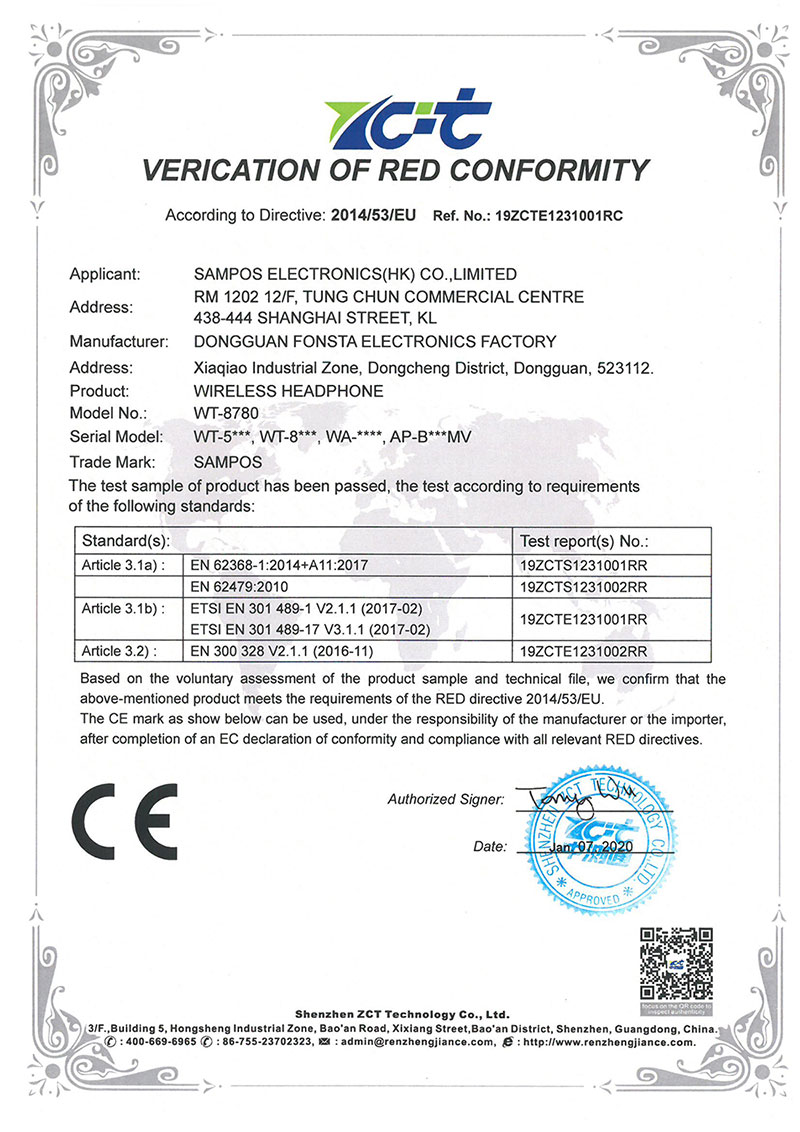 CE certification