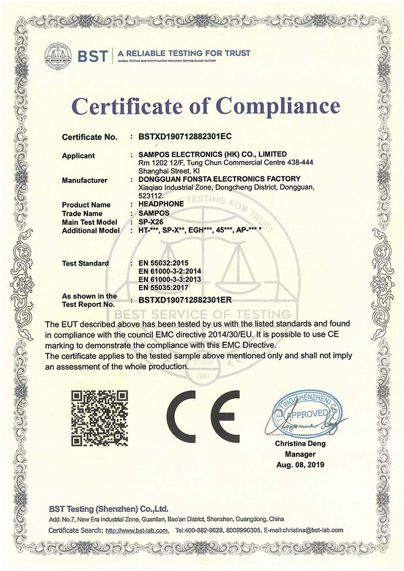 CE certification